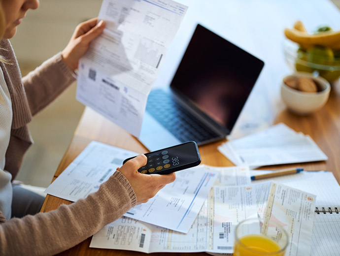 paying bills